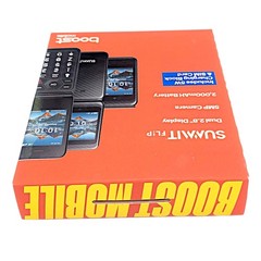 Boost Mobile Prepaid Summit Flip Phone Black 8GB 5MP 2.8” New – Locked to Boost