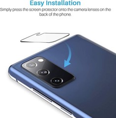 6in1 Tempered Glass Galaxy S20 FE 5G for Screen and Camera Lens Protector 9H