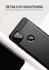 For Moto One 5G Ace Motorola / UW Ace Blue Armor Case Dual Layer Heavy-Duty