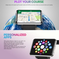Smartwatch 2.86 inch Android 7.1 Smart Watch 3+32GB 4G WiFi GPS Fitness Tracker
