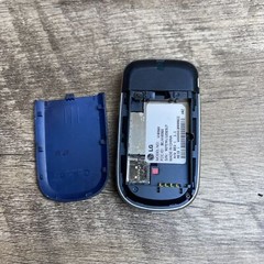 LG VX8360 Blue Bluetooth Dual Display 1.3MP Single Camera Flip Cellular Phone