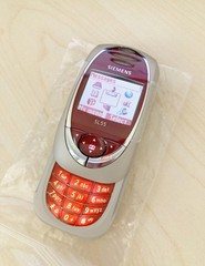 Siemens SL55 – Ruby Red – New Condition – Boxed – Complete Set