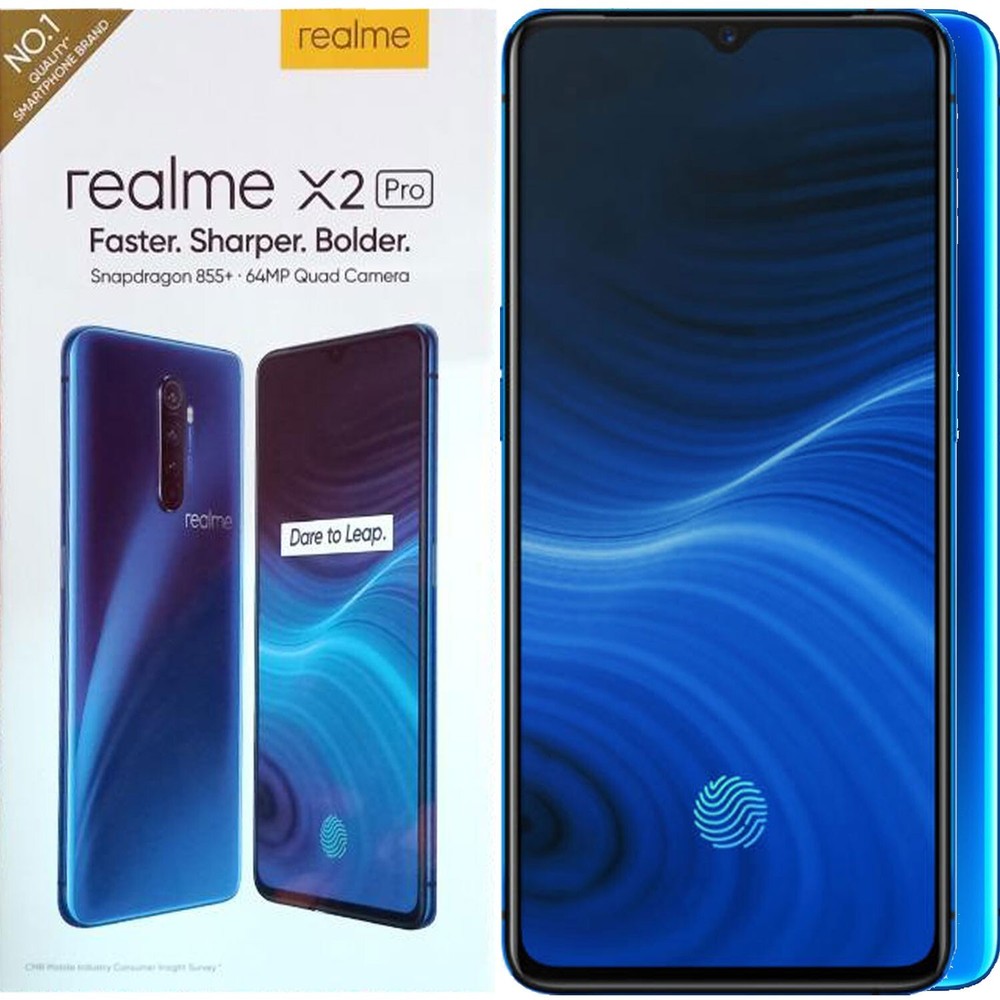 Realme X2 Pro 4G Neptune Blue 128GB + 8GB DUAL SIM Unlocked GSM RMX1931 NEW