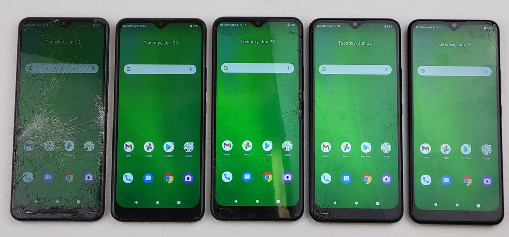 (5x) Cricket Ovation 2 (EC1002) 32GB (Cricket Wireless) – CRACKED – Clean IMEIs