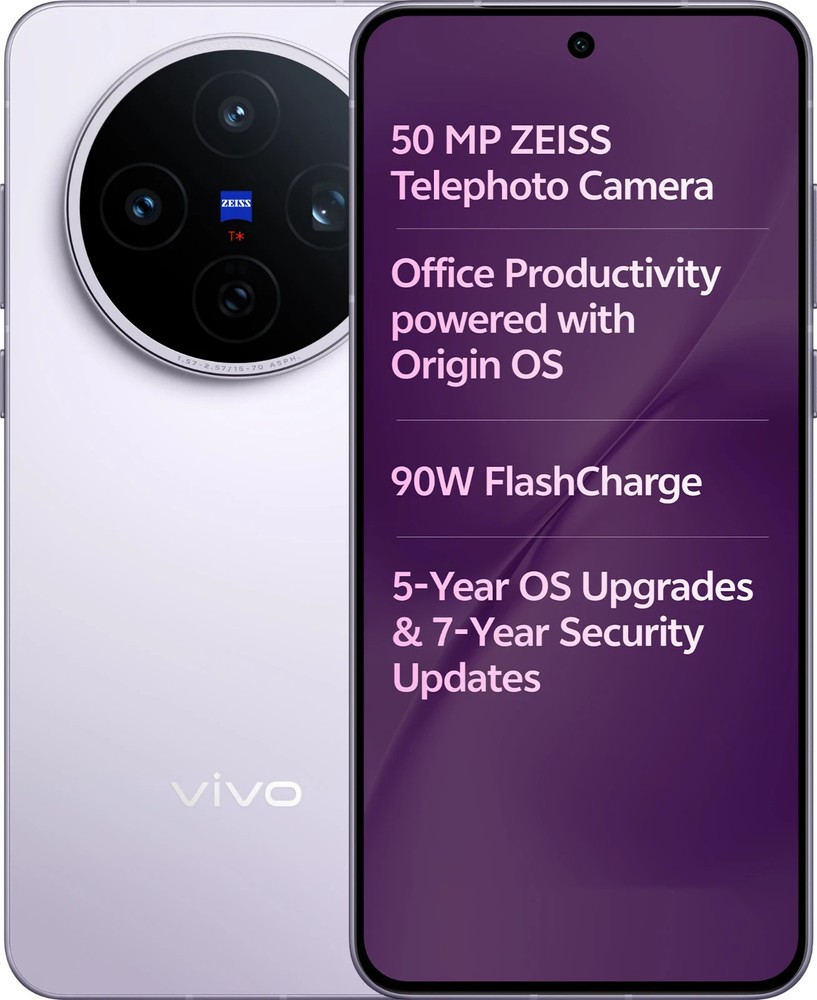 vivo X200T (Lilac, 512GB) (12 GB RAM) Dimensity 9400+ ESIM Global Version