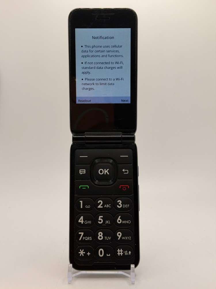 Alcatel U102AC Debut Flip – (Cricket) – Cell Phone (Blue) – Works Great – Used