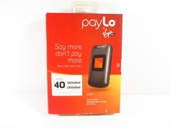 Samsung Entro Flip Phone Paylo Virgin Mobile Color Display Black Speakerphone
