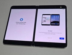 Original Glacier White Microsoft Surface Duo 128GB Unlocked Android Phone Only