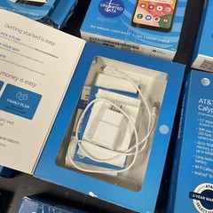 Lot Of 12 AT&T Prepaid Phones Samsung A01 Calypso Alcatel *NOT TESTED AS IS*