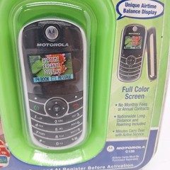 New Motorola C Series C139 – Black/Black TracFone Cellular Phone