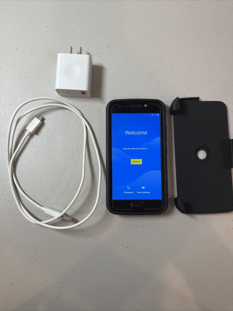 Motorola Moto E4 16GB Smart Phone Iron Gray Android
