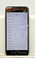 Apple iphone SE A2275 (MHF83LL/A) 64GB – CRACKED SCREEN – Unlocked