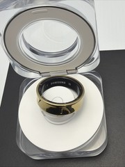Samsung Galaxy Smart Ring SM-Q500 – Titanium Gold – Size 10 Tested&worked