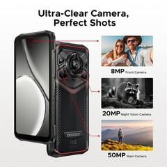 DOOGEE Blade20Pro Android 16 Rugged Smartphone 11800mAh 24GB+256GB Dual SIM NFC