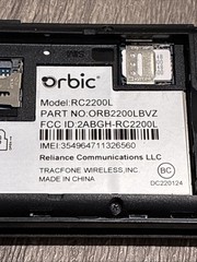Orbic Journey V – 8 GB – Black (Verizon)