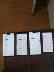 Lot of 4 Google Pixel 3XL(2)and Pixel 2XL(1) and Pixel 3(1pc) 64GB For parts
