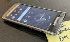 Genuine Vertu Signature Touch Clous De Paris Alligator Exotic 5.2″ ULTRA RARE