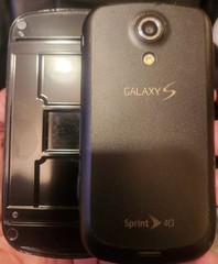 Samsung Epic 4G Smartphone Black Sprint SPH-D700 Excellent Condition Used