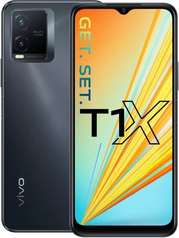Vivo T1X Gravity Black (RAM 6GB, 128GB) 6.58″ 50MP-Camera Unlocked Phone
