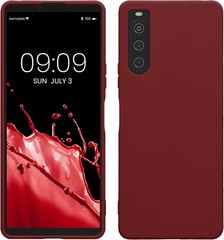 Soft Slim Protective TPU Silicone Cover Case for Sony Xperia 10 V – Bordeaux Vio