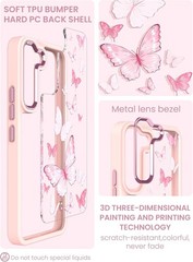 Samsung S21 5G Case Floral Military Grade Drop Tested Hard Back & Soft Edge Cove