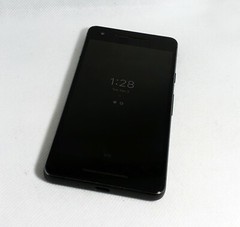 Google Pixel 2 Black Broken Back Purplish Display 64GB Unlocked Smartphone READ