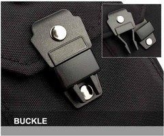 Large Multi-Purpose Nylon Cell Phone Belt Holster for iPhone 17 Pro Max Case 16