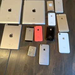 Iphone Ipad Ipod Lot Broken for Parts/Repair Lot of 13 Various Makes/Models