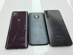 Lot Of 3 PHONES GALAXY A14,MOTOROLLA G7 PLAY,MOTOROLLA ONE ACE 5G
