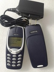 Nokia 3310 Unlocked 2G GSM 900/1800 Good Quality Cellular Phone – Blue – GIFT