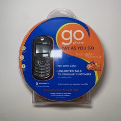 Motorola C139 Black Bar Phone 5MB Cingular Prepaid Go Phone Open Box