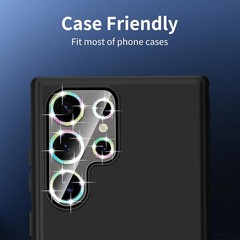3 Pack Camera Lens Protector for Samsung Galaxy S24 Ultra, Tempered Glass