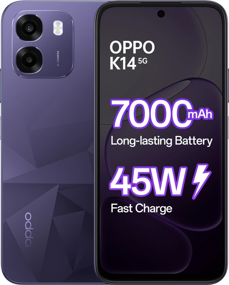OPPO K14 5G ( 256 GB 6 GB RAM) 6.75 inch Dimensity 6300 Global Version