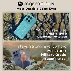 Motorola Edge 60 Fusion | 256GB | 12GB RAM | Blue | Global Version Unlocked