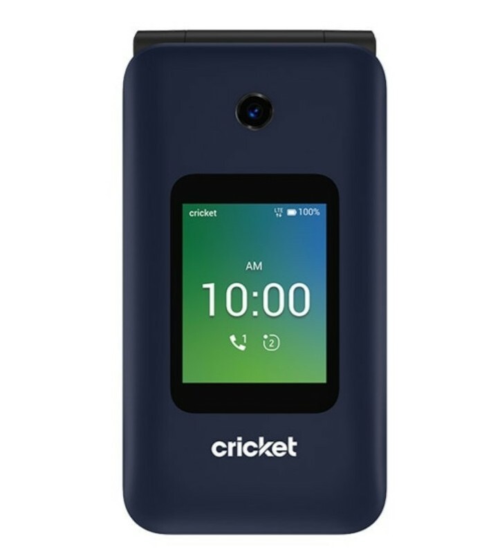Cricket Debut Flip U102AC (Cricket Only) 4G LTE 4GB -Blue – Grade A Condition