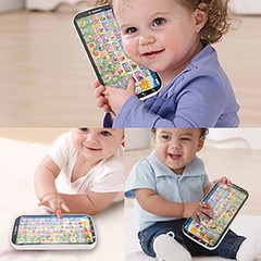 1 Cute Kids Mobile Phone Toy For Learning Sounds And Games NEW