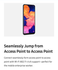 SAMSUNG GALAXY A10E SM-A102U 32GB (Boost) Black – Pristine
