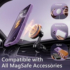 Magnetic for iPhone 16 Pro Max Case, Integrated Silicone Camera Control Button,