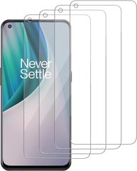 4PCS Glass Screen Protector for OnePlus Nord N10 5G 6.49 Inch Scratch Resistant