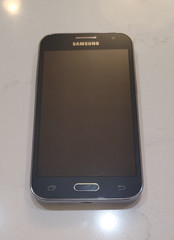 Samsung Galaxy Core Prime SM-S820L – Tracfone – Gray Smartphone – For Parts
