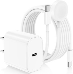 2-Pack Fast Charger Type C Block for iPhone 17/16/15 Pro Max Plus 6Ft