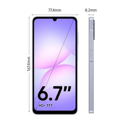 Samsung Galaxy A07 5G Smartphone (Light Violet, 4GB RAM, 128GB) Factory Unlocked