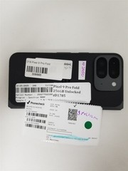 Google Pixel 9 Pro Fold 256GB Black GGH2X (Unlocked) Damaged zD1785