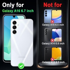 Galaxy A16 5G Case, Glow in The Dark Three Layer Heavy Duty Shockproof Protectio