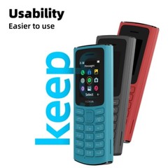 Original Nokia 105 4G Black Red Blue Dual SIM Unlocked classic phone New Sealed