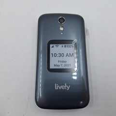 New Open Box Jitterbug Lively Flip Phone for Seniors Urgent Response Grey