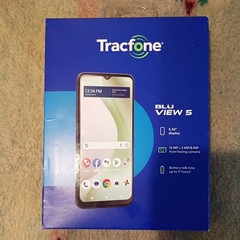 NEW Tracfone Blu View 5 64 Gb Memory Factory Sealed Never Activated B160V *READ*