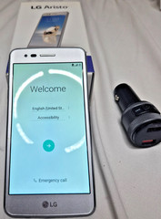 Lg Aristo – 16 GB – Metro PCS, T-Mobile, near MINT cond. w/original box