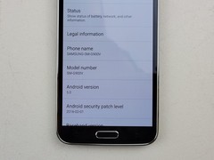 Samsung Galaxy S5 (SM-G900V) 16GB – Black (Unlocked) (Verizon) – H6500