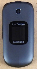Samsung Gusto 2 II SCH-U365 – Charcoal Gray ( Verizon ) Flip Phone – Bundled